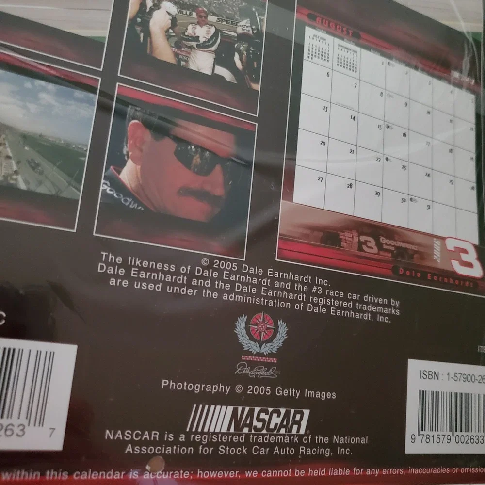 Dale Earnhardt Nascar Racing 2006 Calendar vintage‎ sealed